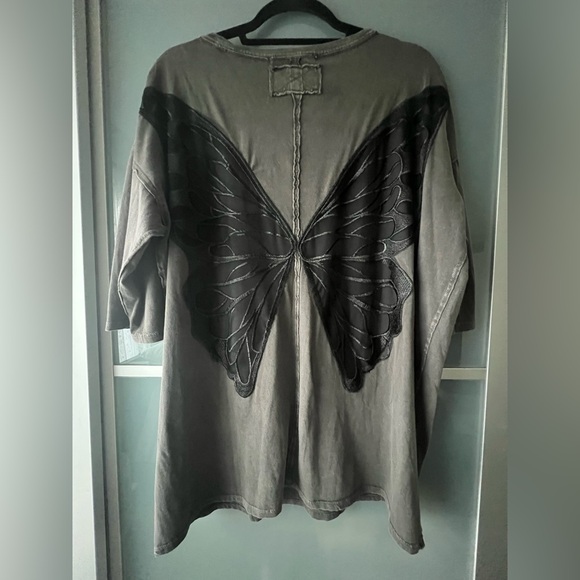 Free People x Tricia Fix Butterfly Tee - NWOT! - Picture 3 of 5